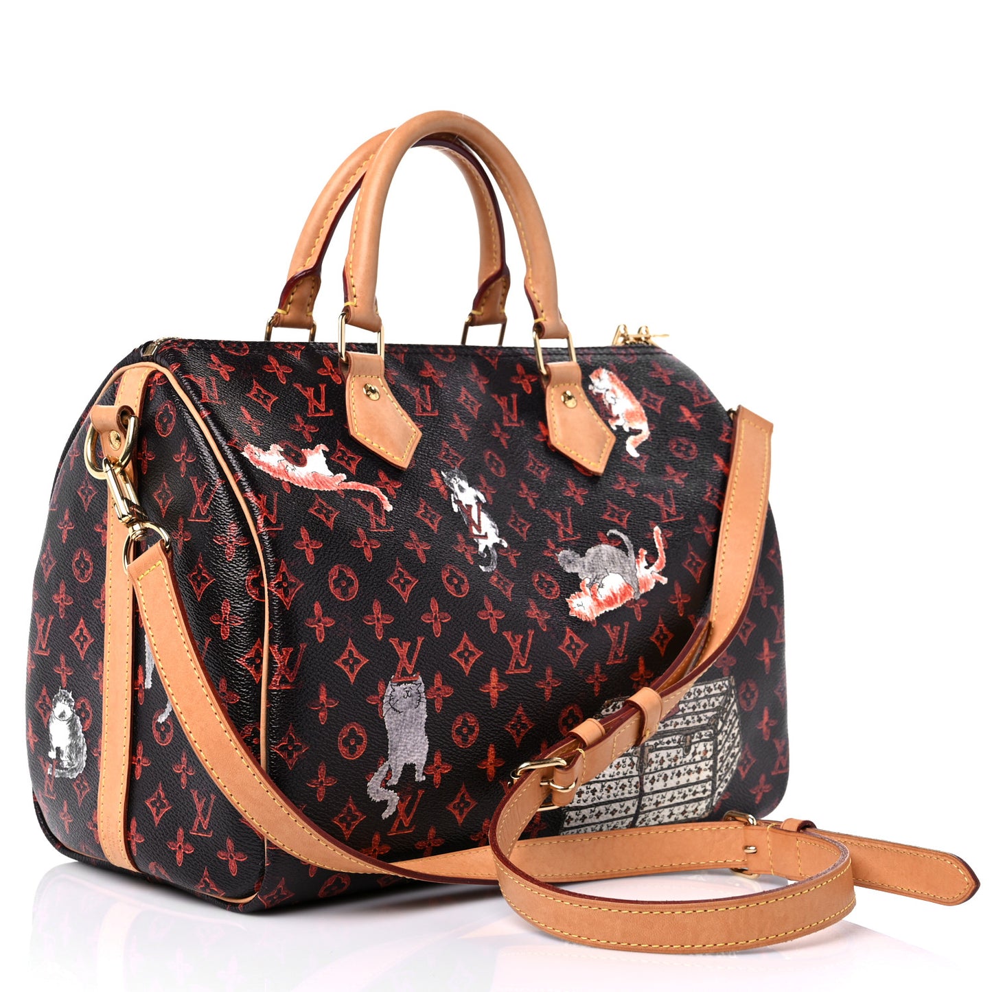 Catogram Speedy Bandouliere 30 Marron