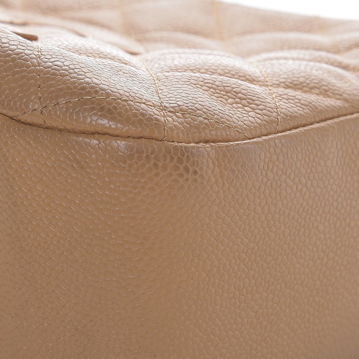 Chanel Caviar Quilted Hobo Beige 11 of 16