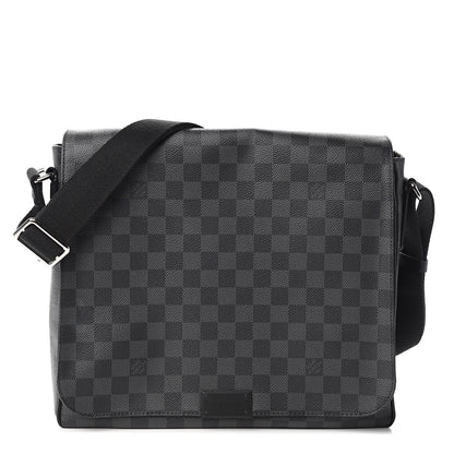 Louis Vuitton Damier Graphite District MM 1 of 9