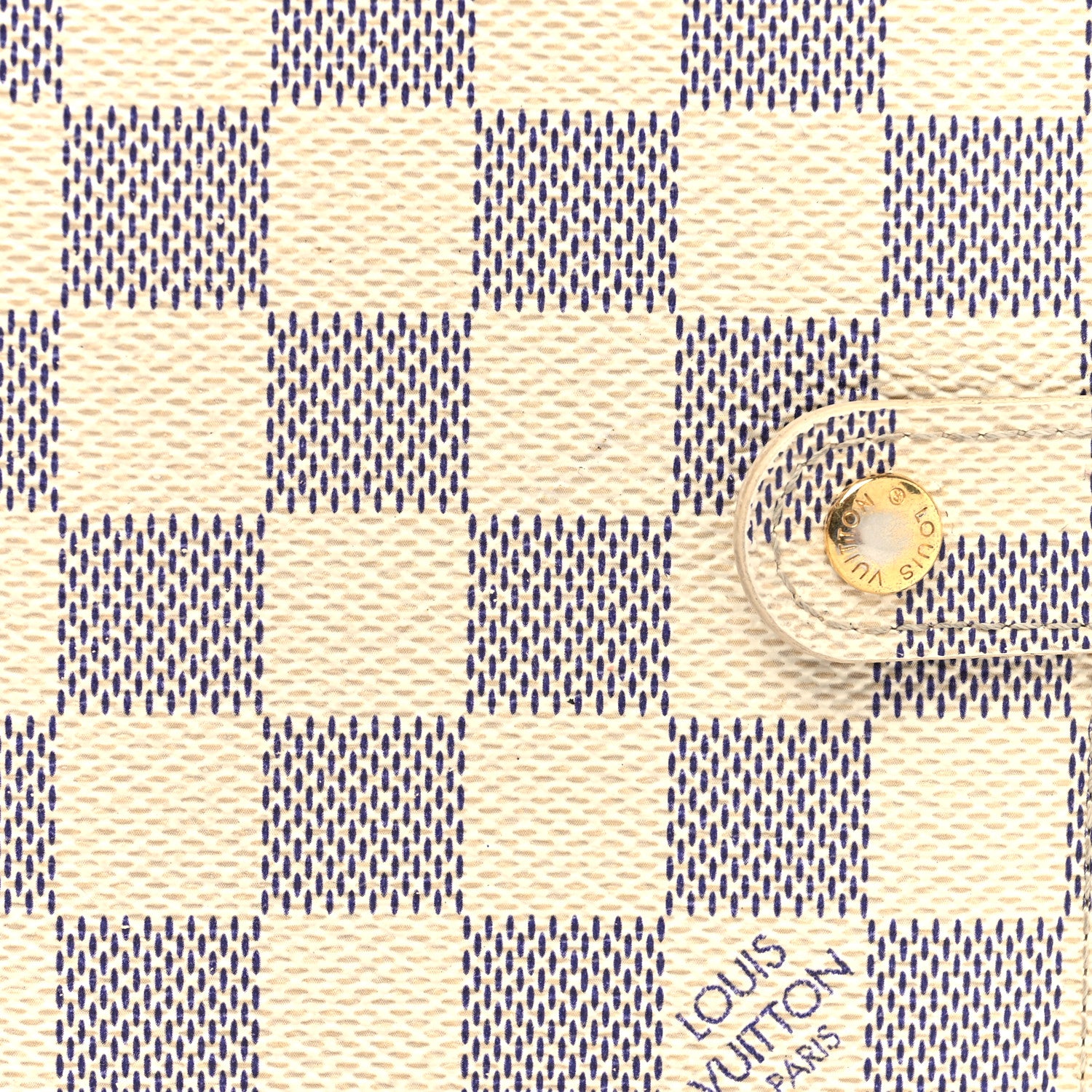 Louis Vuitton Damier Azur Small Ring Agenda Cover 7 of 7