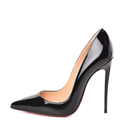 Christian Louboutin Patent So Kate 120 Pumps 37 Black 1 of 8