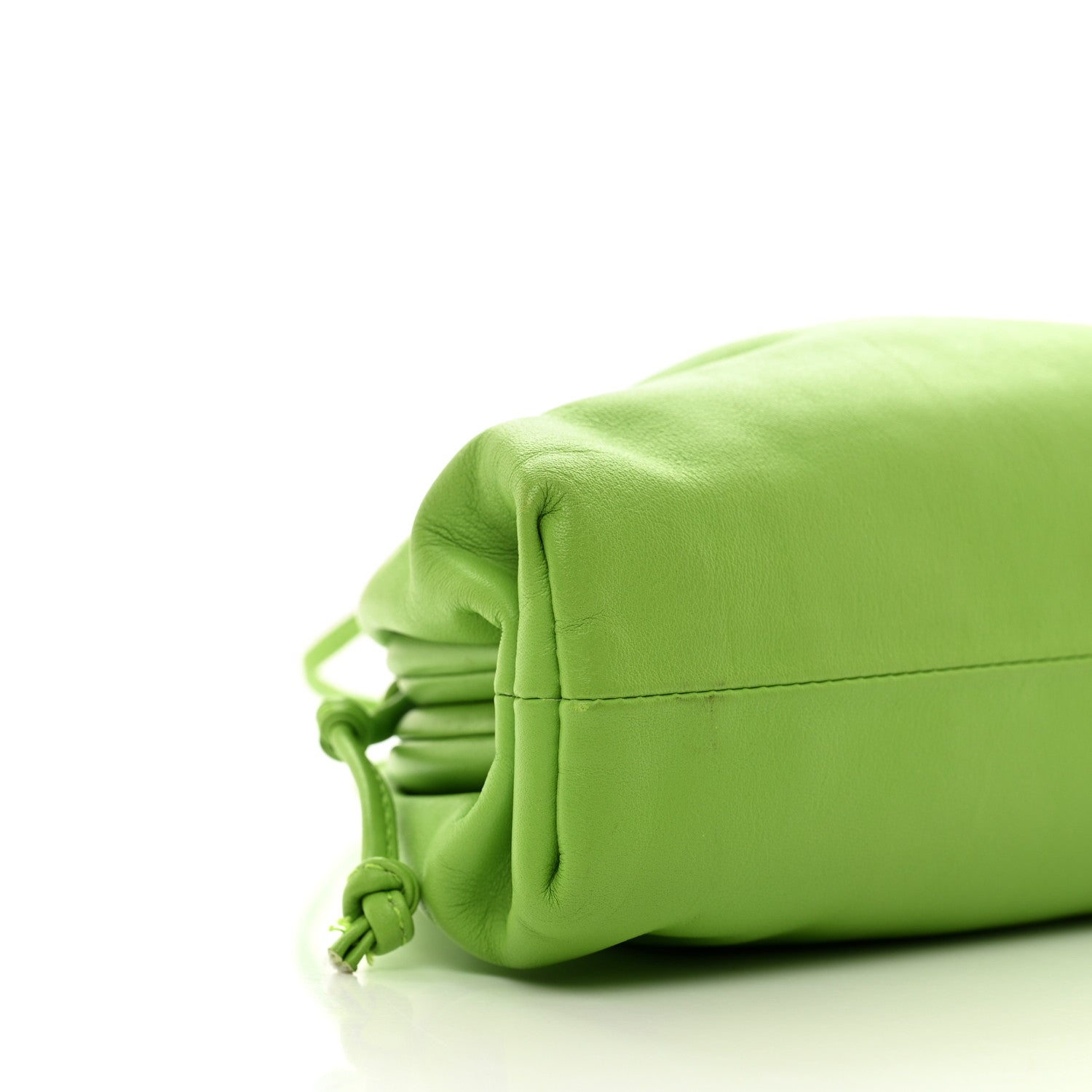 Bottega Veneta Butter Calfskin The Mini Pouch Acid Green 8 of 9
