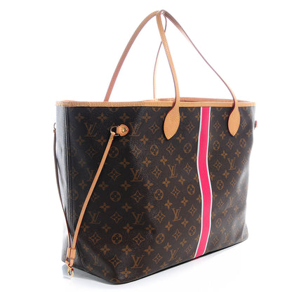 Louis Vuitton Monogram My LV Heritage Neverfull GM Fuchsia Gris 3 of 7