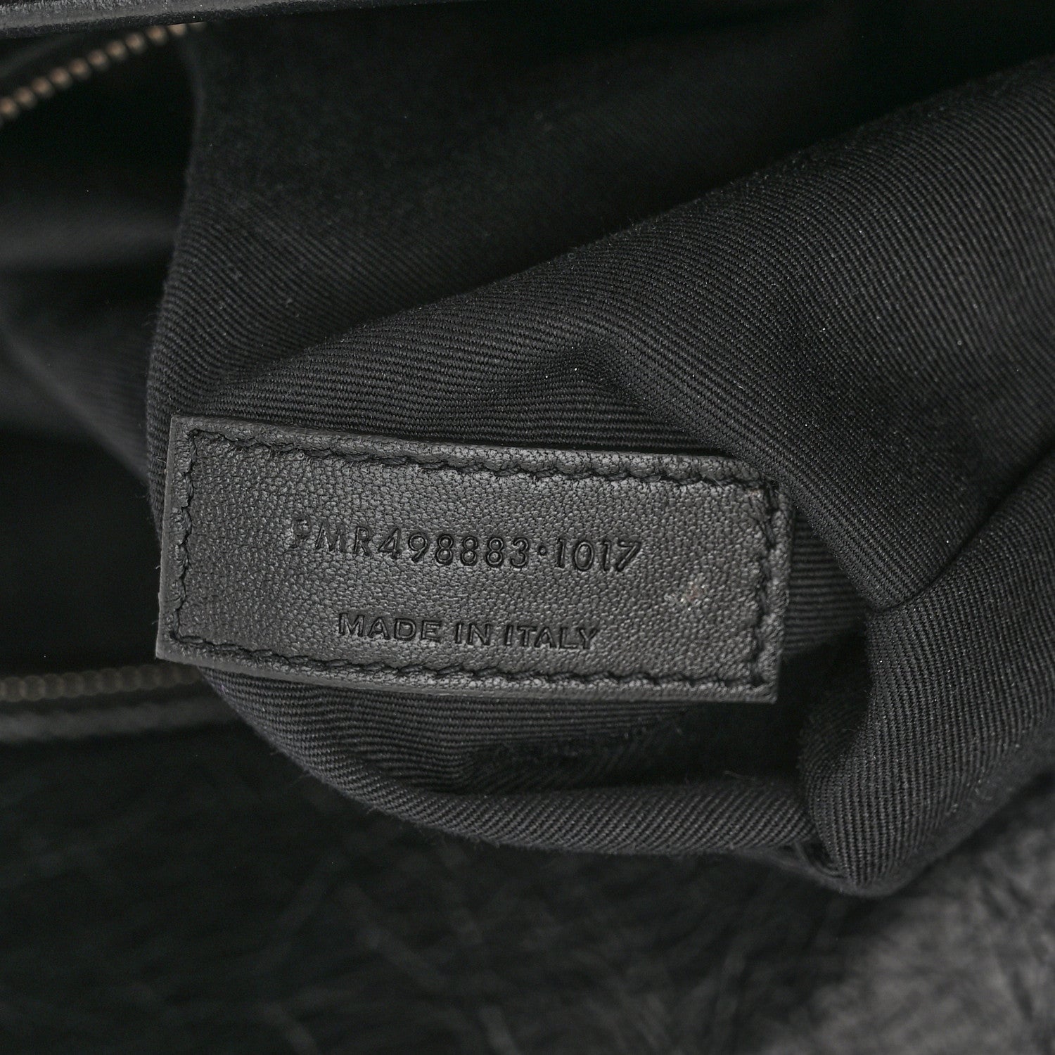 Saint Laurent Crinkled Calfskin Matelasse Monogram Large Niki Chain Satchel Black 7 of 11