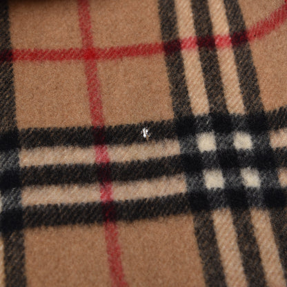 Burberry Cashmere House Check Fringe Scarf Camel 5 of 5