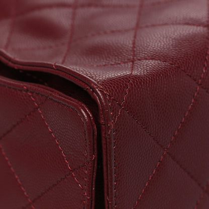 Chanel Caviar Quilted Medium Chanel 25 Handbag Burgundy 10 of 13