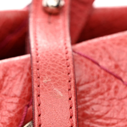 Chanel Glazed Calfskin Large On The Road Tote Red 12 of 14