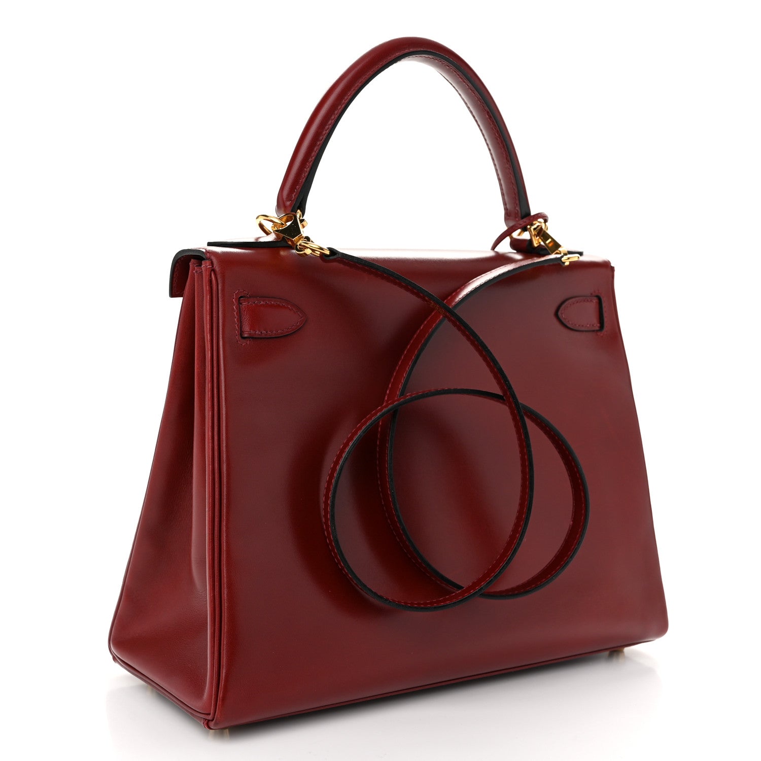 Hermes Box Kelly Retourne 28 Rouge H 3 of 12