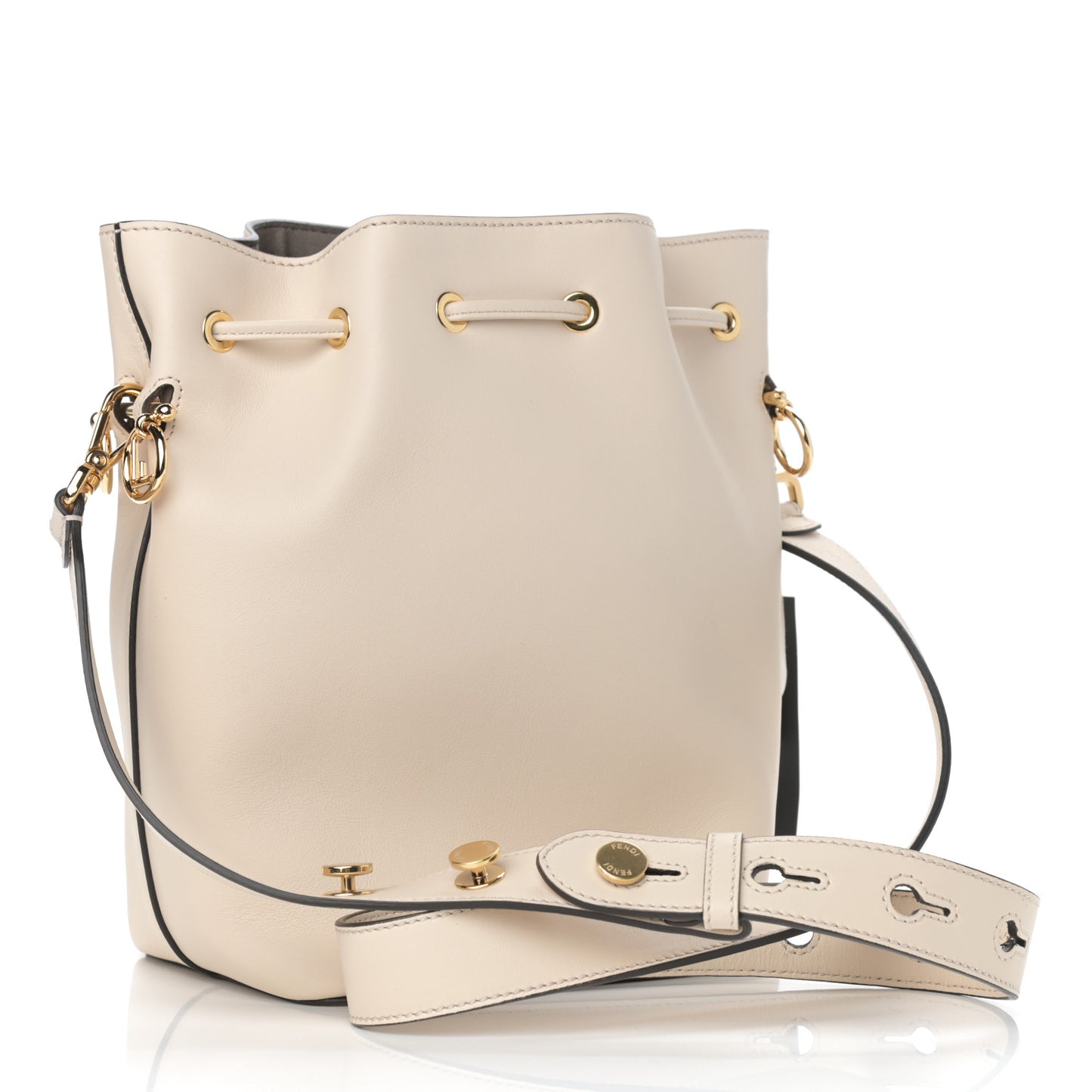 Vitello Grace Matte F is Fendi Grande Mon Tresor Bucket Bag Camelia