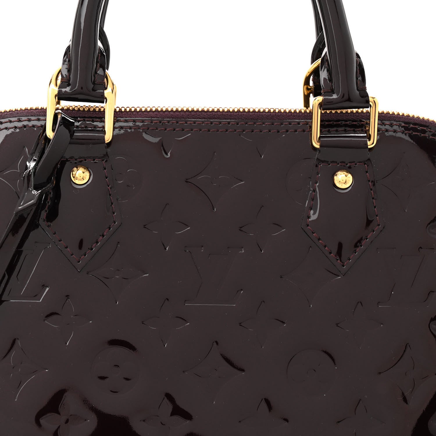 Louis Vuitton Vernis Alma PM Amarante 8 of 11