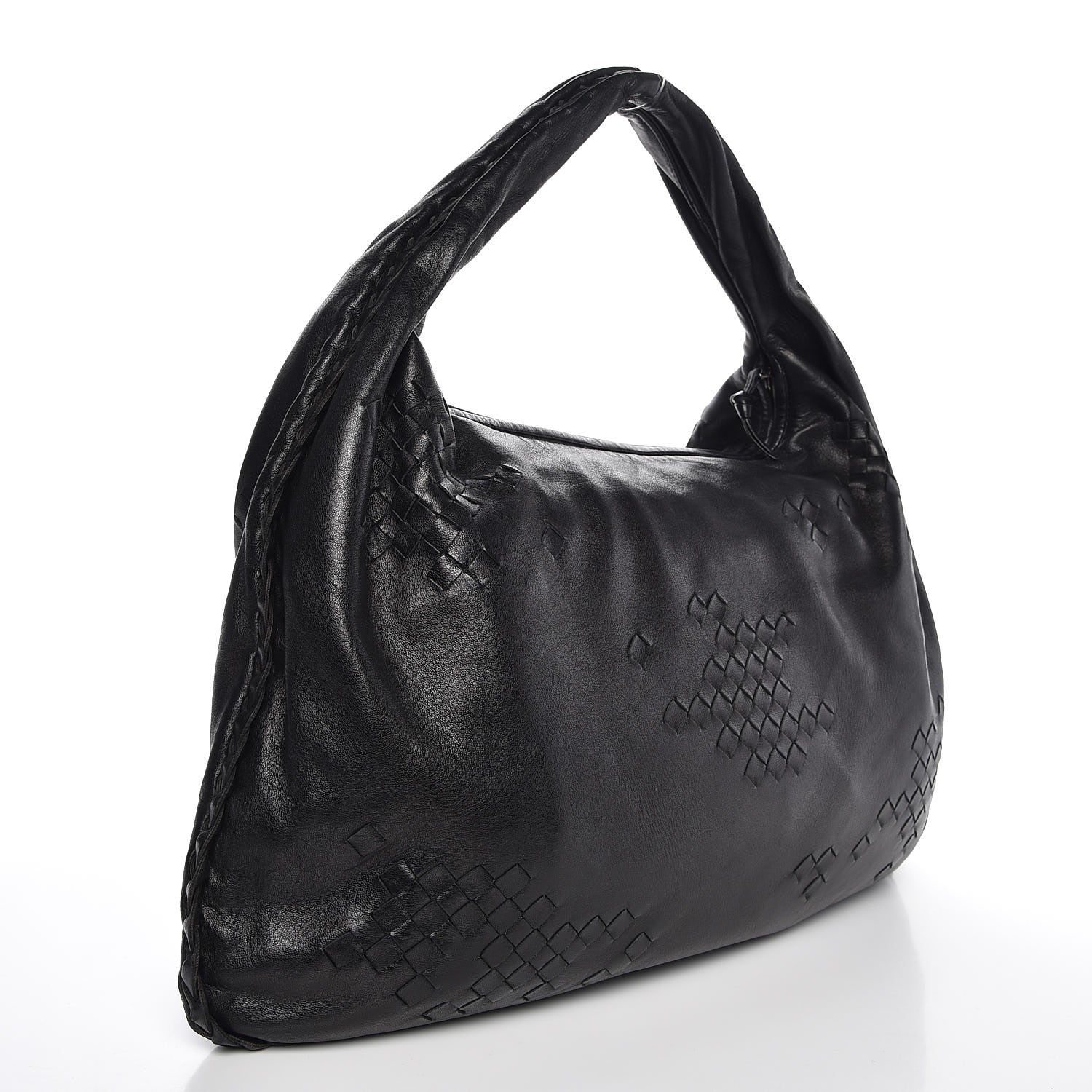 Bottega Veneta Nappa Intrecciato Large Veneta Hobo Black 3 of 7
