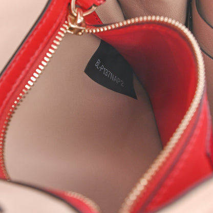 Valentino Garavani Lambskin Rockstud Spike Wallet on Chain Poudre 8 of 11