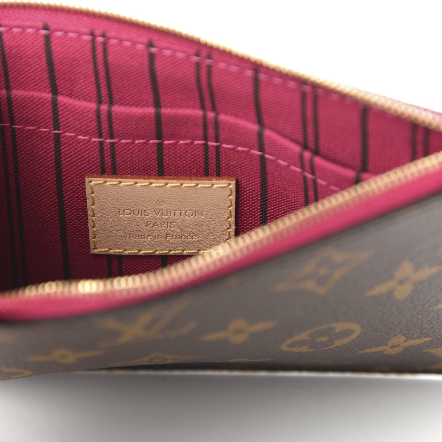 Monogram Neverfull PM Pochette Pivoine