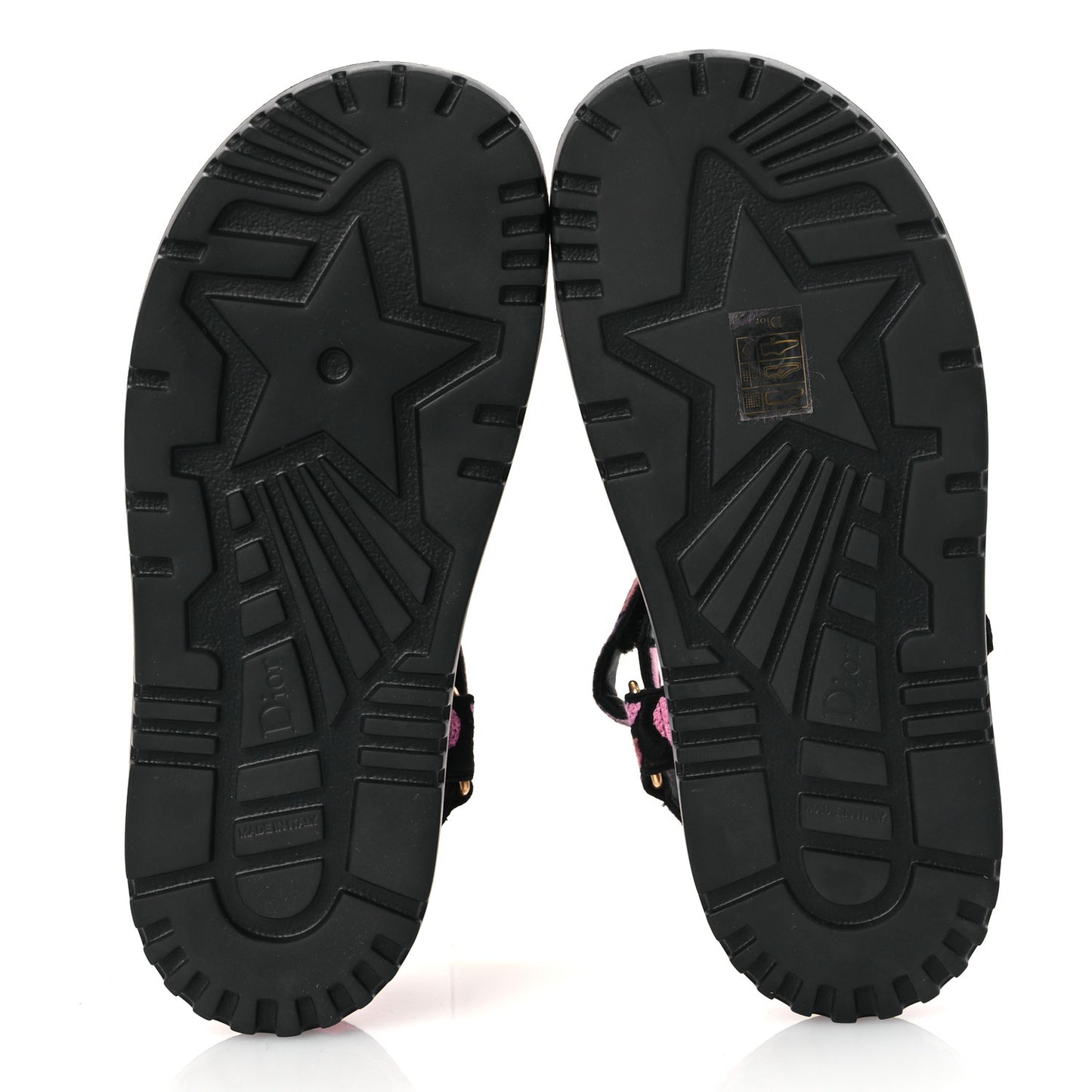 Canvas Embroidered Velvet Jardin Indien 10mm D-Wave Sandals 39 Pink Multicolor