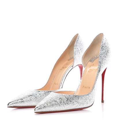 Christian Louboutin Specchio Vintage Iriza 100 Pumps 38 Silver 3 of 11