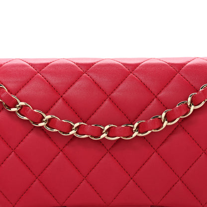 Chanel Lambskin Quilted Medium Double Flap Pink 8 of 11