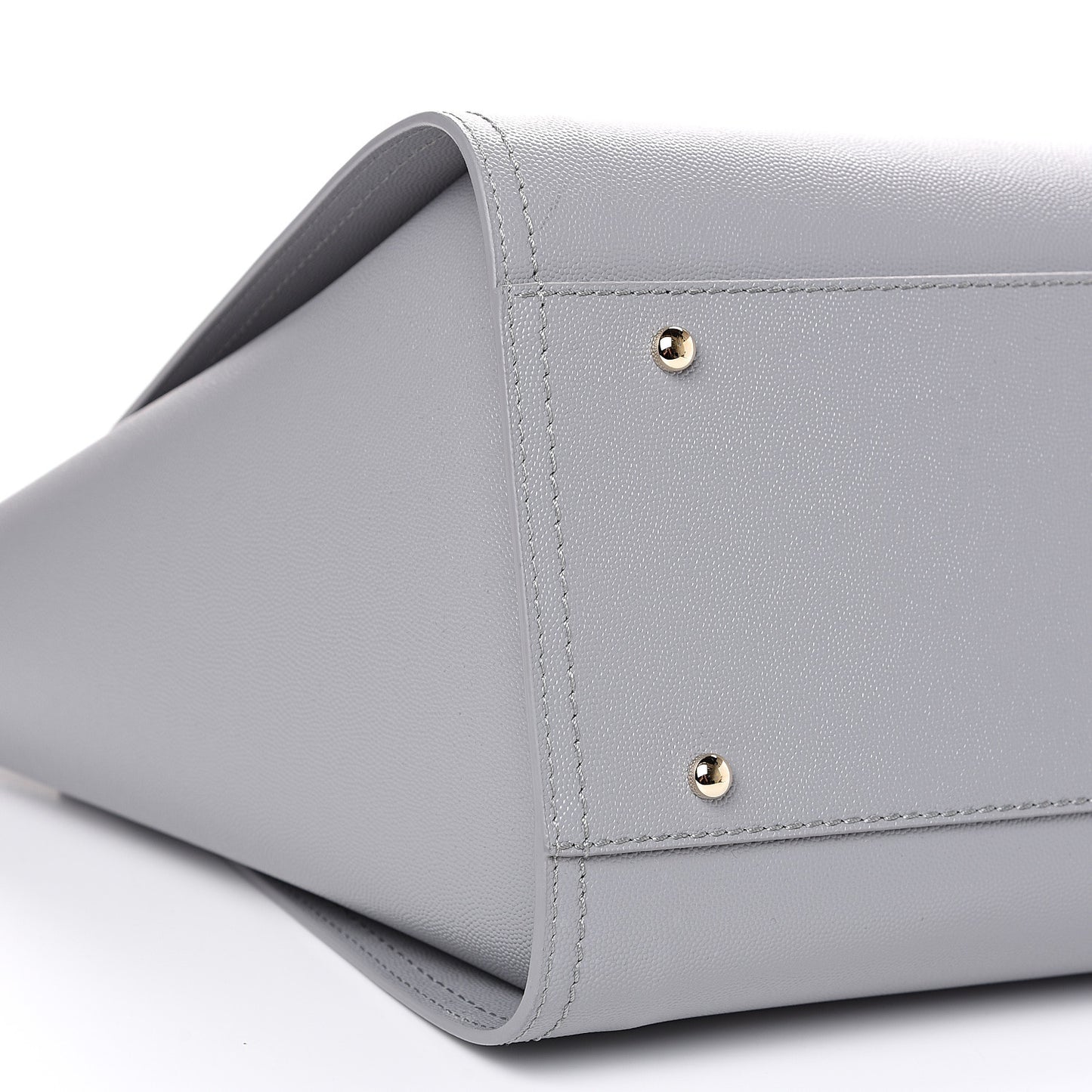 Caviar Studded Medium Deauville Tote Grey