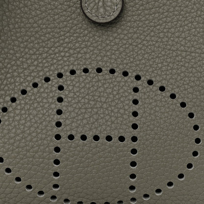 Hermes Taurillon Clemence Evelyne TPM Gris Meyer 8 of 10