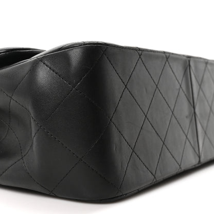 Chanel Lambskin Quilted Jumbo Double Flap Black 9 of 11