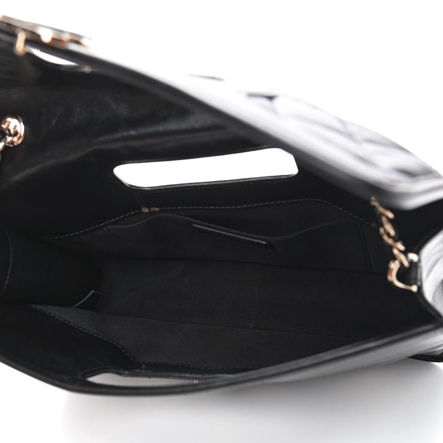 Chanel Aged Calfskin Charms Flap Bag Black 5 of 11