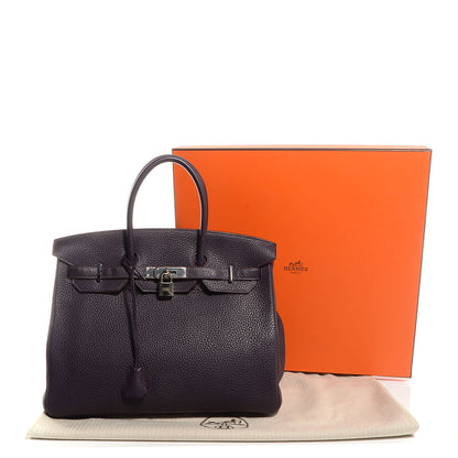 Hermes Togo Birkin 35 Raisin 21 of 34