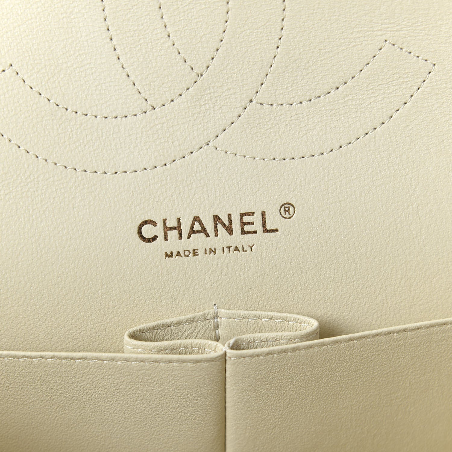 Chanel Pearly Caviar Quilted Jumbo Double Flap Dark White 8 of 10
