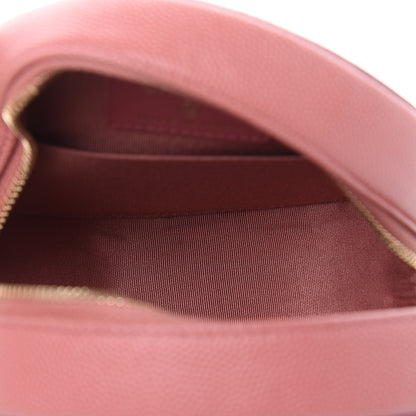 Chanel Caviar Quilted Round Filigree Crossbody Pink 5 of 9