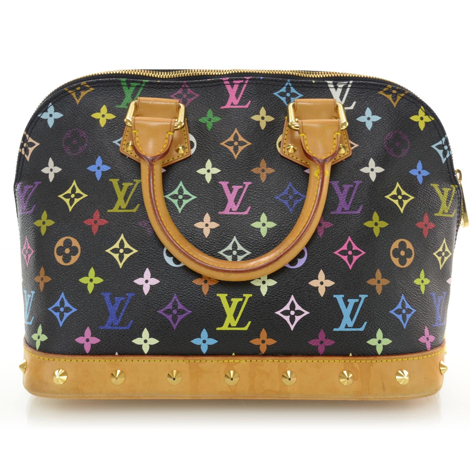 Louis Vuitton Monogram Multicolor Alma Black 3 of 7
