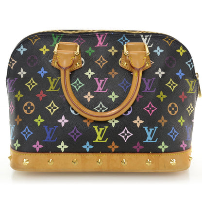 Louis Vuitton Monogram Multicolor Alma Black 3 of 7