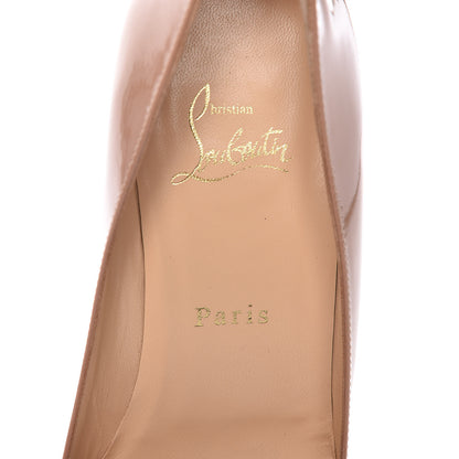 Christian Louboutin Patent No Matter 85 Pumps 39.5 Nude 6 of 10