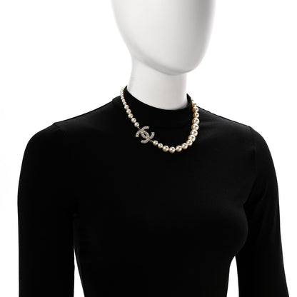 Chanel Pearl CC 100th Anniversary Necklace Light Gold 2 of 6
