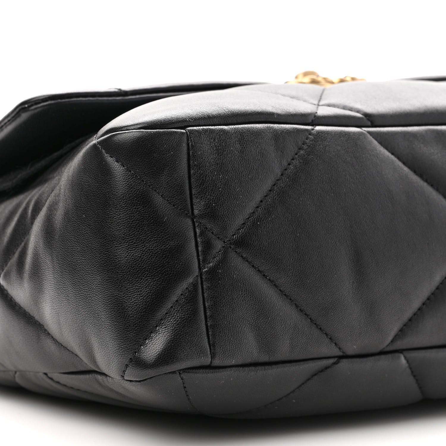 Chanel Lambskin Quilted Large Chanel 19 Flap Black 9 of 10