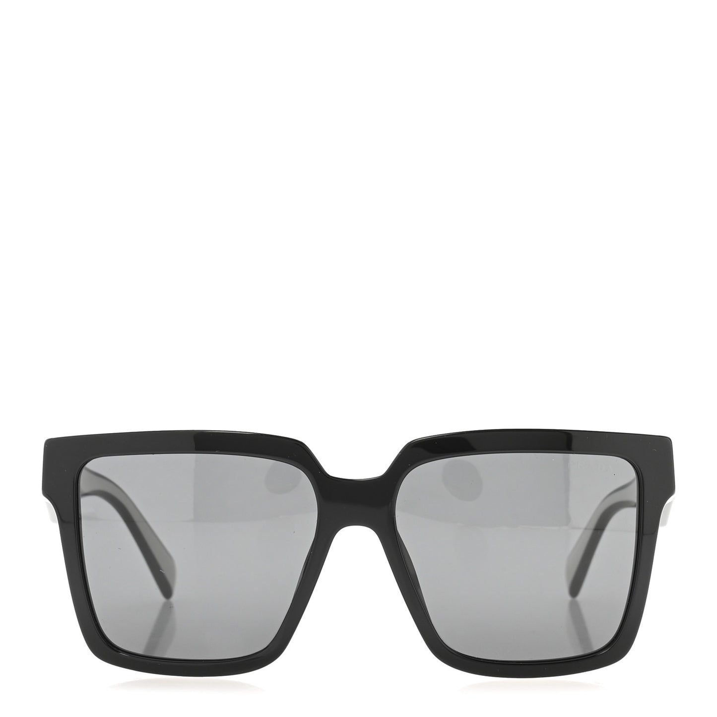 Acetate Square Sunglasses SPR 24Z Black White