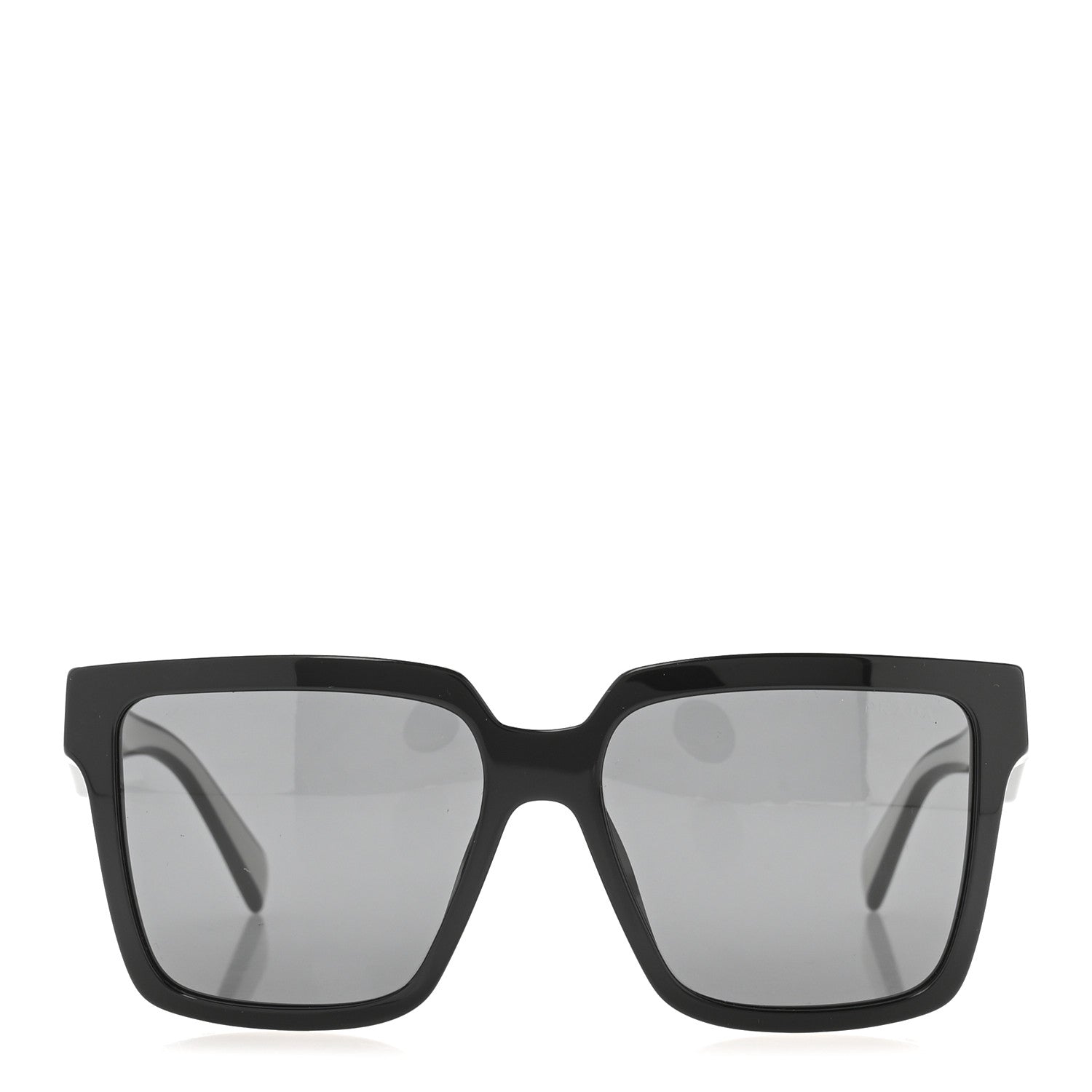 Prada Acetate Square Sunglasses SPR 24Z Black White 2 of 8