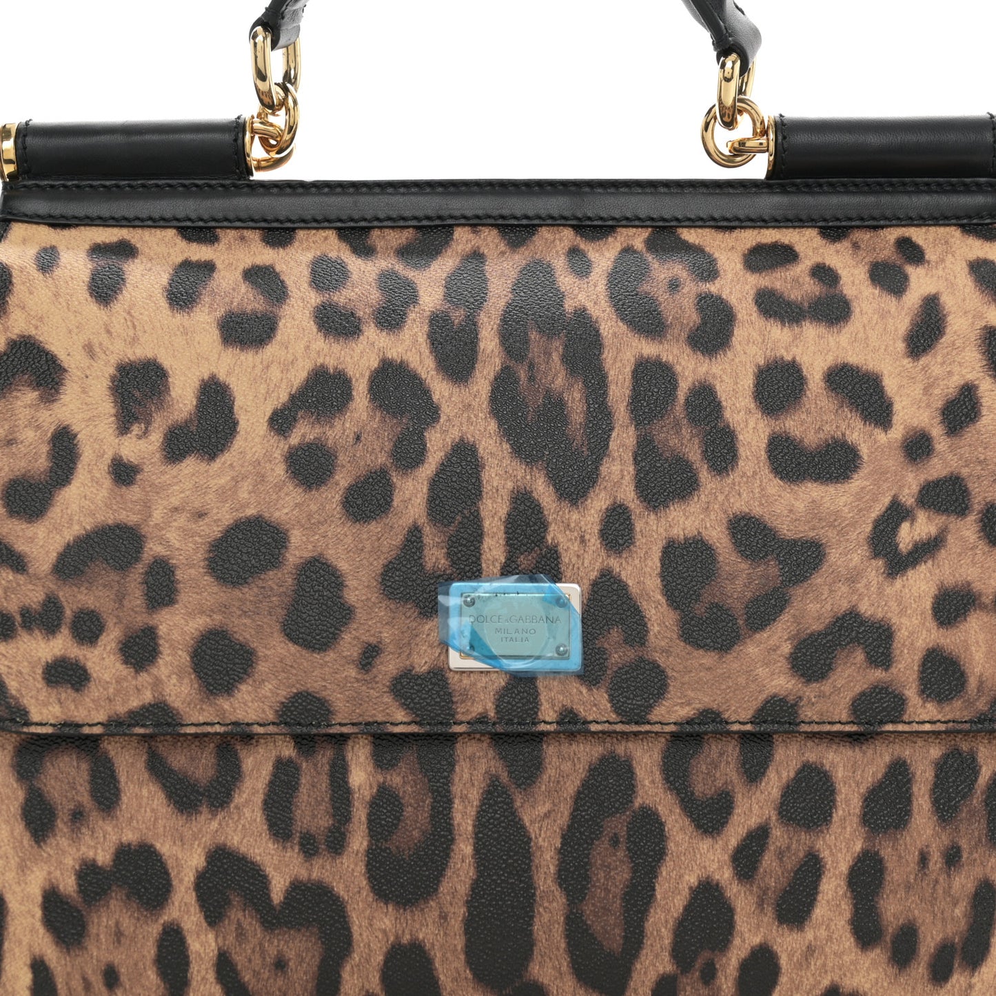 DOLCE &amp; GABBANA Leo Crepe Medium Miss Sicily Satchel Naturale