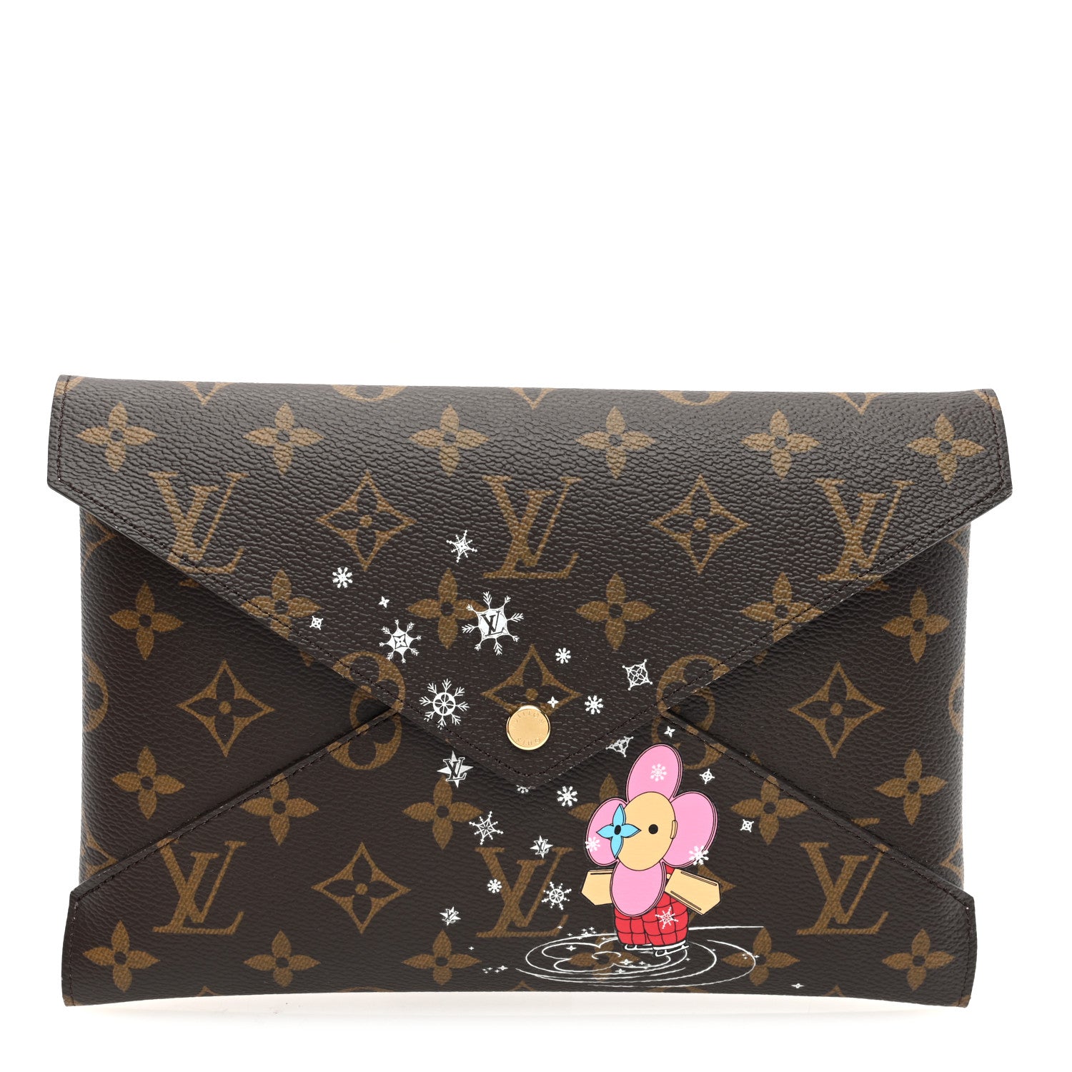 Louis Vuitton Monogram 2023 Christmas Animation Kirigami Pochette Set 1 of 7