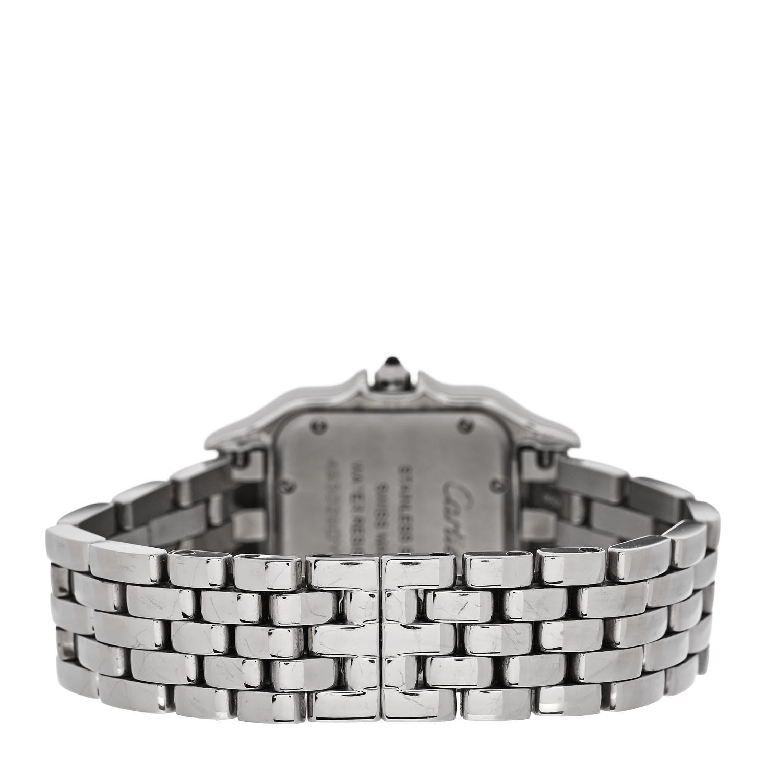 Cartier Stainless Steel Diamond 27mm Panthere Quartz Watch 3 of 5