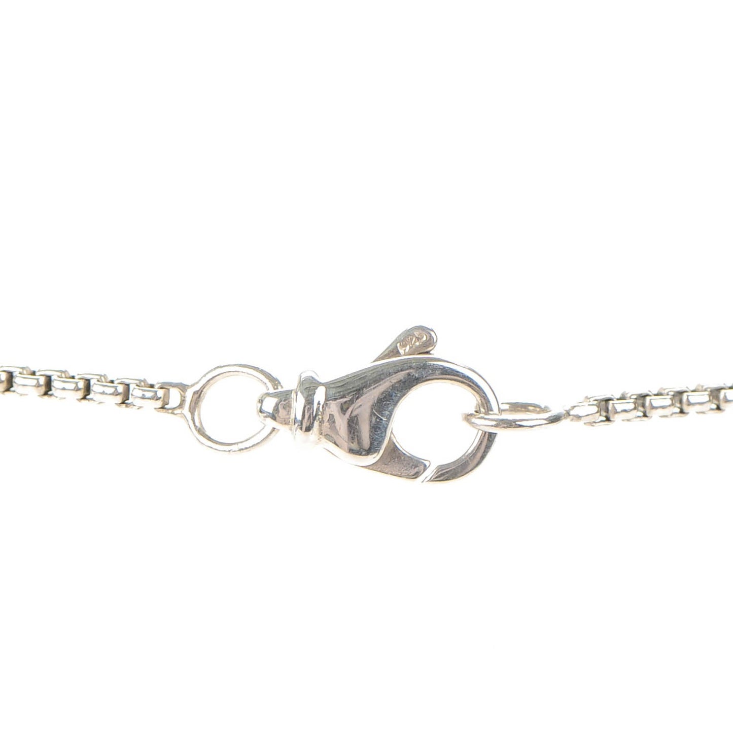 Sterling Silver Diamond Morganite 7mm Petite Albion Pendant Necklace