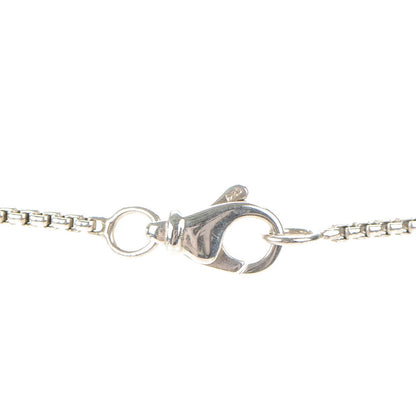 David Yurman Sterling Silver Diamond Morganite 7mm Petite Albion Pendant Necklace 4 of 5
