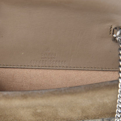 Gucci GG Supreme Monogram Super Mini Dionysus Shoulder Bag Taupe 6 of 14