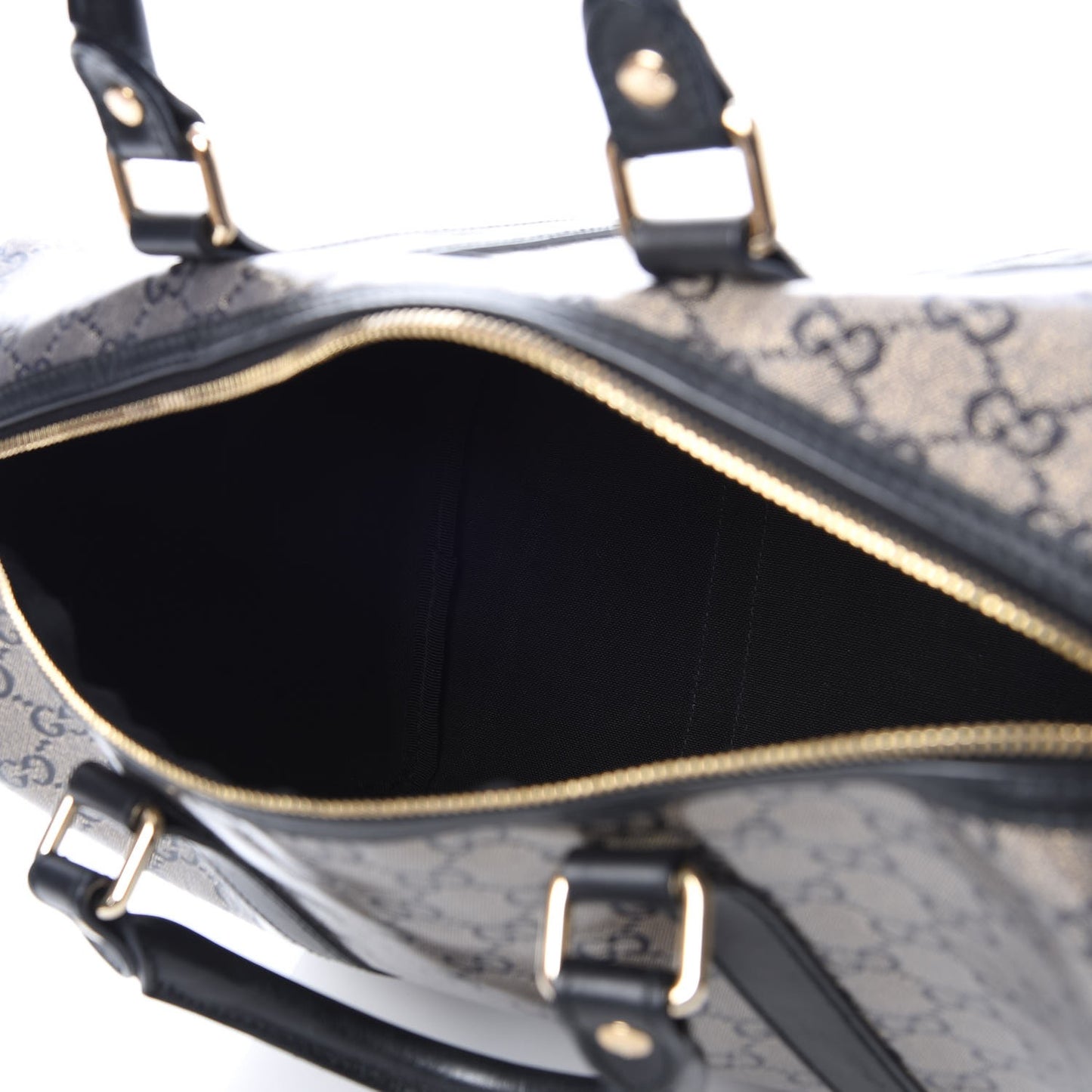 Crystal Monogram Medium Joy Boston Black