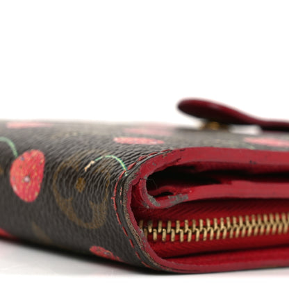 Louis Vuitton Monogram Cerises Compact Zippe Wallet 7 of 8