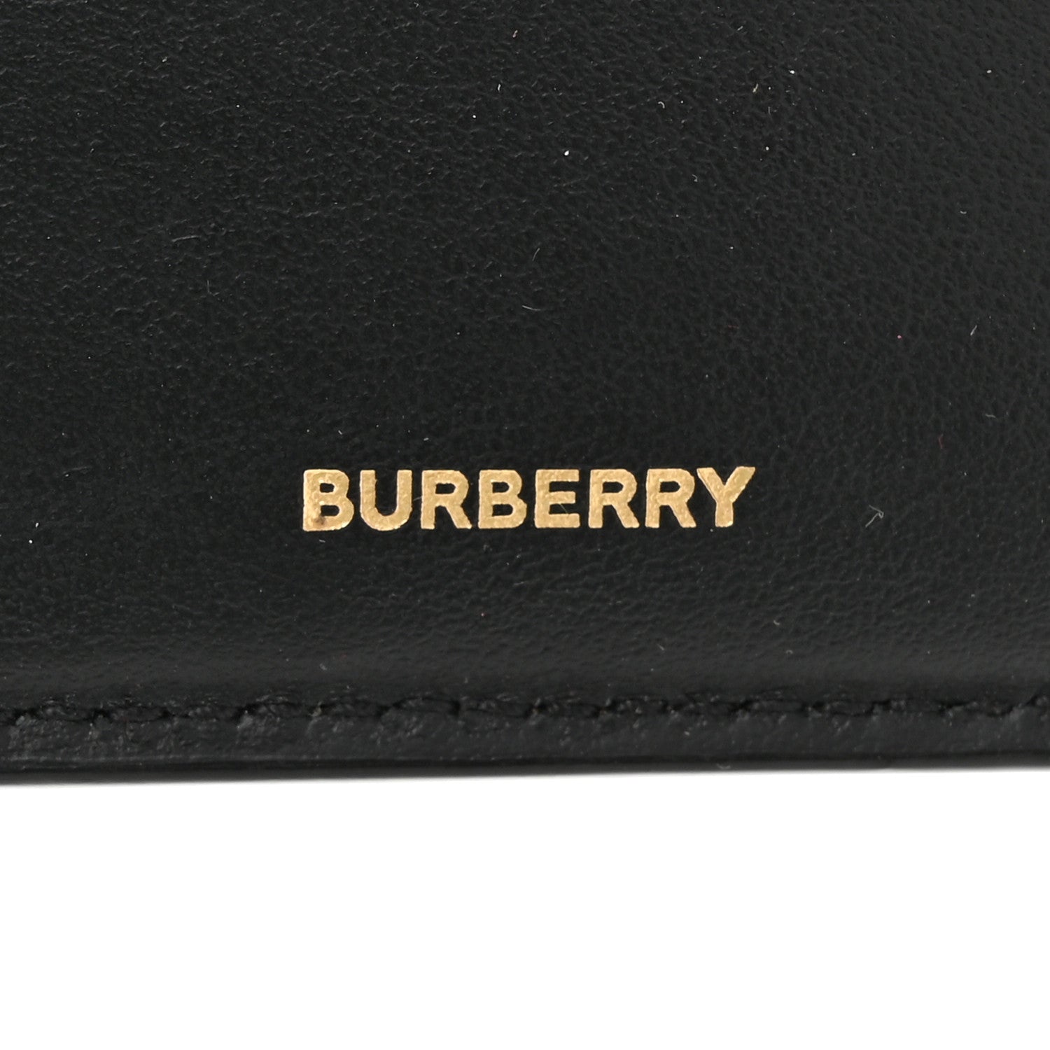 Burberry Grainy Calfskin Vintage Check Small Folding Wallet Archive Beige Black 7 of 8