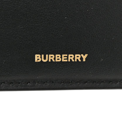 Burberry Grainy Calfskin Vintage Check Small Folding Wallet Archive Beige Black 7 of 8