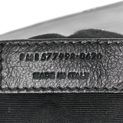 Saint Laurent Crinkled Calfskin Matelasse Monogram Niki Shoulder Bag Black 7 of 11