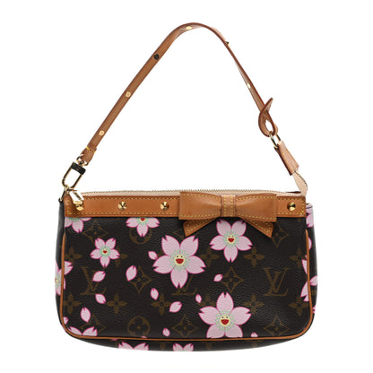Louis Vuitton Monogram Cherry Blossom Pochette Accessories Brown 1 of 8