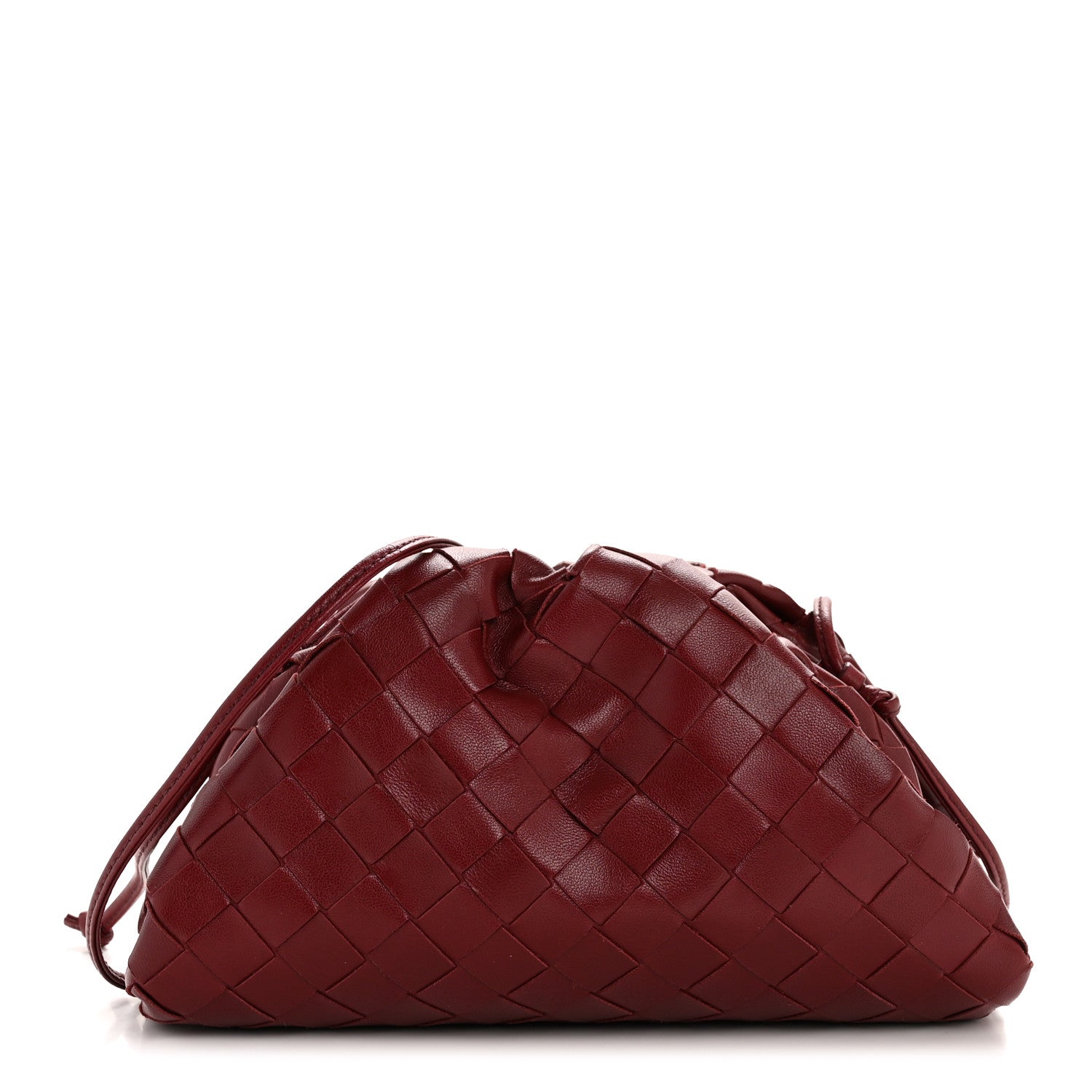 Bottega Veneta Nappa Intrecciato The Mini Pouch Bordeaux 1 of 10