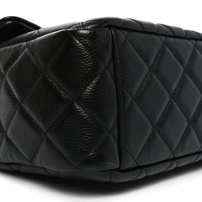Chanel Caviar Quilted Small XXL Travel Flap Bag Black 9 of 11