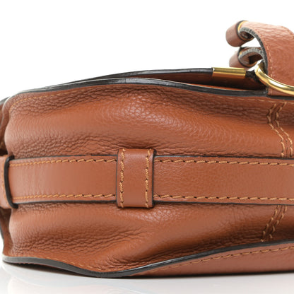 Chloe Calfskin Mini Marcie Round Crossbody Bag Tan 6 of 10