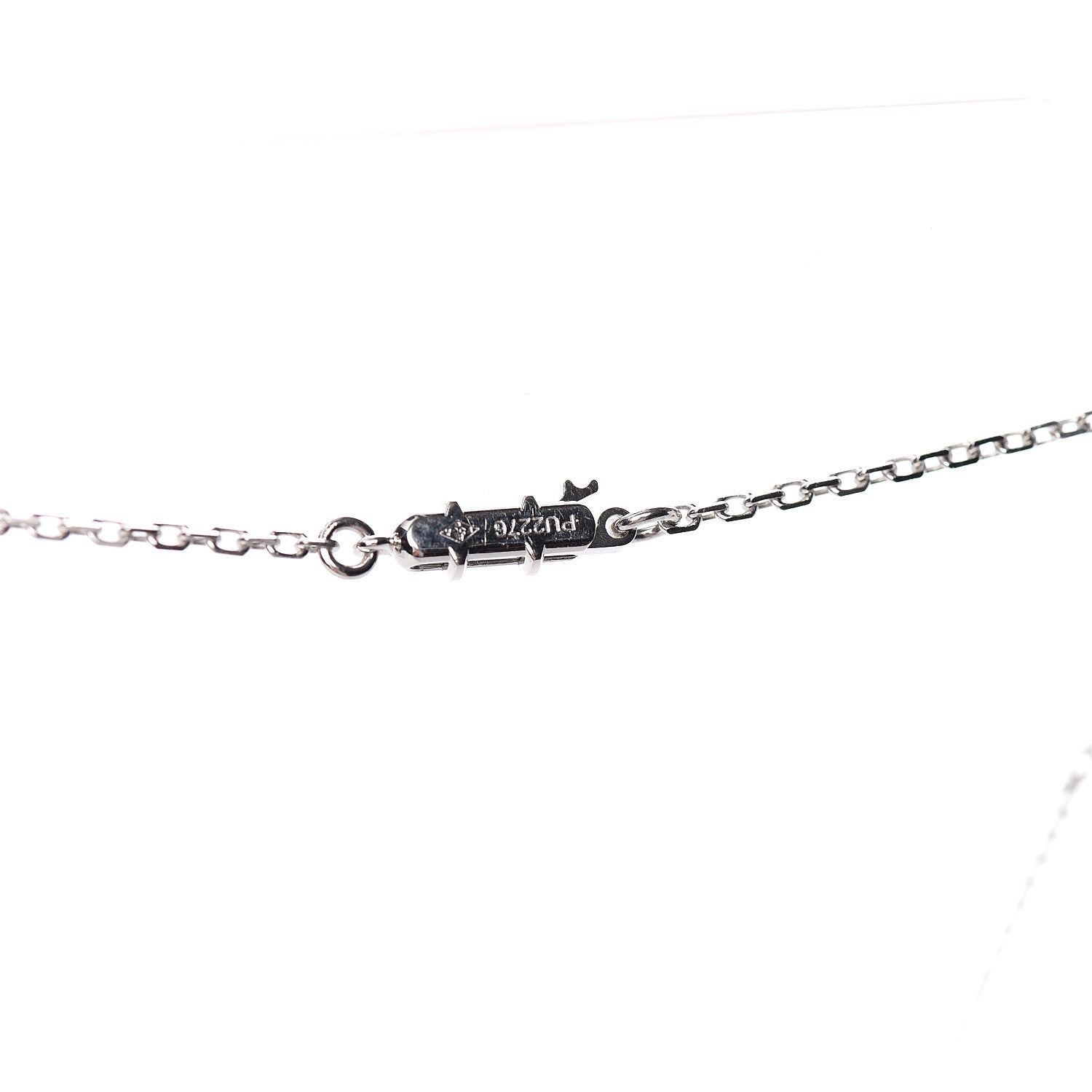 Cartier 18K White Gold Diamond Black Onyx Caresse D'Orchidees Par Pendant Necklace 5 of 6